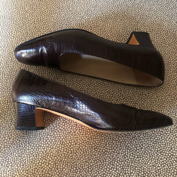 Ferragamo vintage brown heels 8.5 - Picture 3 of 10